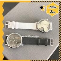 ราคา นาฬิกาข้อมือลําลอง สายหนัง เครื่องประดับ นากฬิกากระจกใส มิกกี้เม้าส์/คิตตี้ (12374410404)