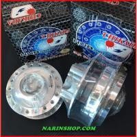 ราคา ดุมหน้าดิส-ดุมหลังดิส กลึงเงา Honda-NOVA (6547842197)