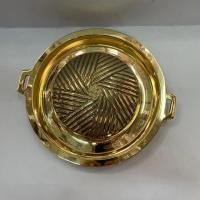 ราคา กระทะย่างเกาหลี ทองเหลือง หมูกระทะ กระทะปิ้งย่าง กระทะบาร์บีคิว รุ่นนี้หนาสุดๆ สินค้าพร้อมส่ง (6134895960)