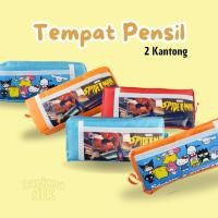 ราคา กล่องดินสอ / กล่องดินสอซิป / กล่องดินสอซิป Waterproff 2 กระเป๋า Spiderman Sanrio (26237910639)