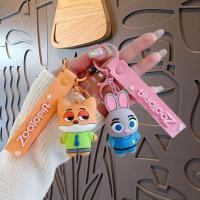 ราคา Crazy Zoo Officer Judy Police Officer Fox Nick Doll Keychain ตุ๊กตาการ์ตูน Leopard Police Officer Couple School (54154413648)