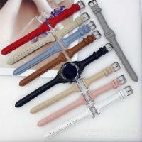 ราคา เหมาะสําหรับ OPPO Watch 2nd Generation Watch Cowhide Strap 1st Generation 46MM เอวเล็กสายหนังสองด้านผู้หญิง (57703540963)