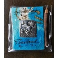 ราคา สมุด กระดาษสา สมุด​โน๊ต​ ลายช้าง คละแบบ คละสี (21926171214)