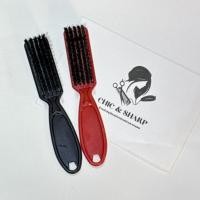 ราคา ร้านไทย แปรงปัดผมบาร์เบอร์พลาสติก แปรงแข็งปัดเฟดผม ปัดเศษผม ขนแปรงนุ่ม อุปกรณ์ช่างตัดผม สําหรับผู้ชาย (28476345711)