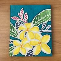 ราคา สมุดกระดาษสาเขียนลายบาติก ดอกลีลาวดี Eco friendly products (5459589539)