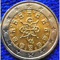 ราคา เหรียญ​ยูโร, โปรตุเกส​ Portugal, 2 Euro, ใช้แล้ว, #​0554E (12539996708)