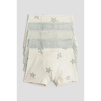 ราคา H&M(เอชแอนด์เอ็ม) แพ็ค 5 ตัว กางเกงในทรงบรีฟ เด็กผู้ชาย 1265441_1 (24638854653)