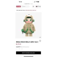 ราคา (พร้อมส่ง) Pop Mart 400% Mega Space Molly Ted2 Teddy Bear - 400% Molly Ted 2 (29103078094)