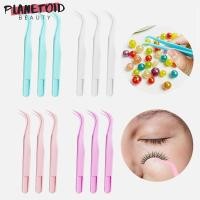 ราคา พลาสติกน้ําหนักเบา Cluster Eyelash Applicator Eyelash Extension Tweezer ใช้งานง่ายสําหรับ Perfect Lashes เครื่องมือขนตาปลอม (44202975602)