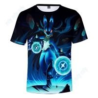 ราคา เสื้อยืดพิมพ์ลายโปเกมอนแขนสั้นสำหรับเด็กและผู้ใหญ่ (44158866509)