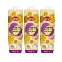 ราคา เอโร่ น้ำเสาวรส 40% 1 ล. x 3(สอบถามรายละเอียดทางแชท) (26991958462)