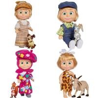 ราคา ตุ๊กตาหมี Masha and the Bear-Masha With Animal Friends (14185990502)