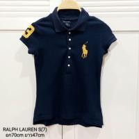 ราคา เสื้อเด็ก RALPH LAUREN แท้100% สีกรมปักลายม้าใหญ่สุดหรู S(7) (19080793288)
