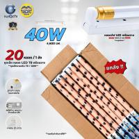 ราคา **หลอดพร้อมราง** IWACHI ยกลัง ชุดหลอดพร้อมราง T8 40W ยกลัง 20 หลอด รุ่น TUBE LED ไฟเข้า 2 ทาง เซ็ทขาสปริง (40776216408)
