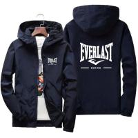 ราคา เสื้อแจ็คเก็ตพิมพ์ลาย EVERLAST สําหรับผู้ชายฤดูใบไม้ร่วงมีฮู้ดเสื้อแจ็คเก็ตลําลองสําหรับบุรุษเยาวชน (48353081858)