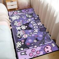 ราคา พรม การ์ตูน Sanrio Kuromi พรมสาวน่ารักหัวใจห้องผ้าห่มข้างเตียง Bay Window Mat Dirt-Resistant ขนาดใหญ่พื้นที่ Full Shop (27052012286)