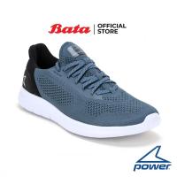 ราคา Bata บาจา Power รองเท้าผ้าใบออกกำลังกายกีฬาวิ่ง แบบผูกเชือก สำหรับผู้ชาย รุ่น ENGAGE FLEX 300 V2 สีเทา 8282818 (26827853895)