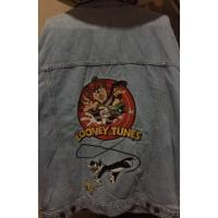 ราคา เสื้อแจ็คเก็ตยีนส์ Preloved pull&bear x looney tunes (NO NEGO) (26754014698)