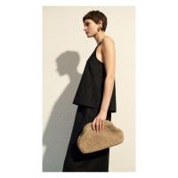 ราคา กระเป๋าคลัทช์สาน COS FRAMED CLUTCH - RAFFIA (used ช็อปไทยสภาพใหม่) (28832246995)