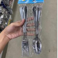 ราคา ช้อนส้อม3คู่(ช้อนกลาง)สแตนเลสหนาทนหนากว่าช้อนทั่วไปราคาต่อ6ชิ้นช้อน3ส้อม3มีเก็บปลายทาง (15298554137)