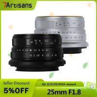 ราคา 7artisans เลนส์โฟกัสแมนนวล 25 มม. F1.8 สําหรับกล้องมิเรอร์เลส (27662816553)