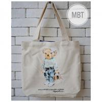 ราคา POLO RALPH LAUREN POLO BEAR COTTON CANVAS TOTE กระเป๋า (23614269391)
