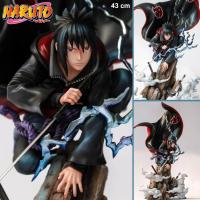 ราคา ฟิกเกอร์ Naruto Shippuden นารูโตะ ชิปปุเดง นินจาจอมคาถา โอ้โฮเฮะ ตำนานวายุสลาตัน Sasuke Uchiha อุจิวะ ซาสึเกะ สูง 43 cm (10717266462)