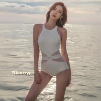 ราคา ชุดว่ายน้ำวันพีชตาข่ายเอวบาง ชุดว่ายน้ำสีทึบ ชุดว่ายน้ำวันพีชหรูหรา ชุดว่ายน้ำวันพีช (18480264116)
