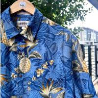 ราคา เสื้อฮาวายมือสอง Size L (อก 44") แบรนด์ CAMPIA - ผ้า Rayon เสื้อฮาวายหุ่นหมี (27890069435)