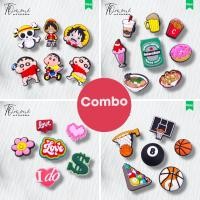 ราคา ชุดเสน่ห์รองเท้าแตะ Tomoni, สติ๊กเกอร์รองเท้าแตะ PVC Tomoni, อุปกรณ์เสริมรองเท้าแตะแฟชั่นสีสันสดใส (43077889582)