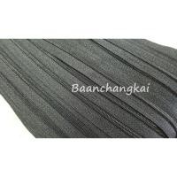 ราคา ซิปหลา ซิปตัดหลา เบอร์ 5 สีดำ ซิป ซิปตัด ซิปไนล่อน เส้นซิป สายซิป แพ็คละ 5 หลา (7157436184)