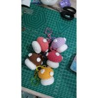 ราคา พวงกุญแจเห็ด GANTUNGAN โครเชต์ | พวงกุญแจเห็ด (46704171153)