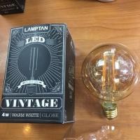 ราคา หลอดLEDวินเทจ โกลบ G95 4W วอร์มไวท์ P.5 LAMPTAN ไฟ 220 โวลต์ 50/60HZ ไม่สามารถหรี่ไฟได้ หลอดสีชา ขั้วE27 (25110088327)