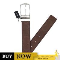 ราคา Coach 91309 Skinny Buckle Cut-to-size Reversible Dress Belt 32mm เข็มขัดผู้ชาย