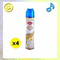 ราคา ( Pro choice - Aro ) เอโร่ หรือ โปรช้อยส์สเปรย์ปรับอากาศ โปรช้อยส์ 300ml รุ่น3+1=4กระป๋อง กลิ่นสปา (22055449560)