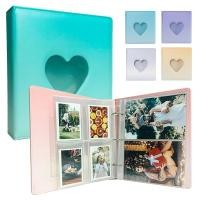 ราคา Plrbok A5 3-Ring Macaron Gradient Heart Shaped Widening Photo Album Binder Photocard Card Holder Scrapbooking Collector Notebook (25389462733)