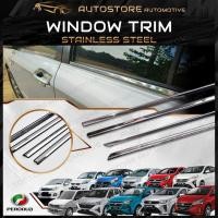 ราคา Perodua ประตูหน้าต่างแผง Chrome Trim สแตนเลสซับประตู Bezza Myvi Alza Axia Myvi g3 (43054179791)