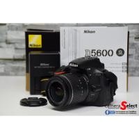 ราคา (มือสองสภาพดี)Nikon D5600 kit af-p 18-55 vr สภาพสวยนางฟ้า ชัตเตอร์15xxx ของครบกล่อง (10706030012)