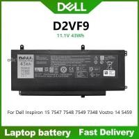 ราคา ☸Notebook Battery for Dell d2vf9 Dell Inspiron 15 7547 7548 7549 Vostro 5459 battery (28838060696)