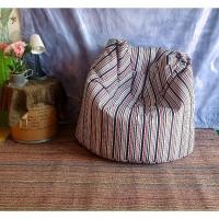 ราคา [พร้อมส่ง-บรรจุโฟม]BeanBag Chair - เก้าอี้เม็ดโฟม เก้าอี้บีนแบ็ค ทรงPUFF - ลายทางสลับสี (5950234845)