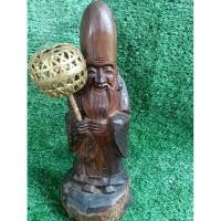 ราคา ปั้นไม้แกะสลักนี้เป็นงานเทพเจ้าแห่งโชคลาภทั้งเจ็ด  (52151065749)