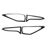 ราคา ครอบไฟท้ายฝาไฟท้าย โตโยต้า ฟอร์จูนเนอร์ TOYOTA FORTUNER 2015-2020 ดำด้าน โลโก้ขาว (12685830184)