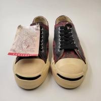 ราคา Deadstock 90s VTG Converse Jack Purcell Rally Snake Leather Size US 6.5 (24777089861)