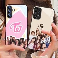 ราคา สองครั้งKpop 06 แก้วเคสโทรศัพท์สําหรับ Samsung Galaxy S24 Ultra S23 Fe S22 Plus S21 S20 S10 S9 ฝาครอบ (44177909320)