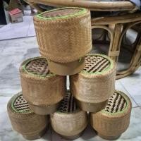 ราคา กระติบข้าว งานใหม่ หน้าลายสวยๆ ขนาด5.5นิ้ว ขาพลาสติก (40163342080)