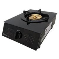 ราคา เตาแก๊สตั้งโต๊ะเดี่ยว หัวทองเหลือง กระจกดำ Rinnai RT-901M(G) (784890413)