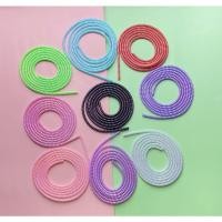 ราคา สายเกรียวเงาสะท้อนแสง ถนอมสายชาร์จ ยาว1.6เมตร DIY เกลียวพันสายชาร์จ สินค้าพร้อมส่ง (12492914948)