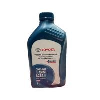 ราคา TOYOTA น้ำมันเครื่องสังเคราะห์ 100% โตโยต้า 5W-40 ขนาด 1 ลิตร (21173858221)