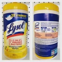 ราคา ทิชชู่เปียกฆ่าเชื้อ ไวรัส แบคทีเรีย 80แผ่น ผ้าเปียกฆ่าเชื้อ Lysol 99.99% นำเข้าจาก พร้อมส่ง❗️ (7032402914)