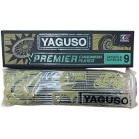 ราคา YAGUSO ซี่ลวด ชุบโครเมียม หมุดเล็ก เบอร์9 FINO | MIO | NOUVO ล้อขอบ 17 เท่านั้น 184+120 (55503843222)